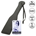 Paddle en cuir noir avec dragonne — détail produit