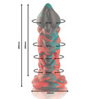 Gode fantastique Phobos silicone grande taille — vue de dos