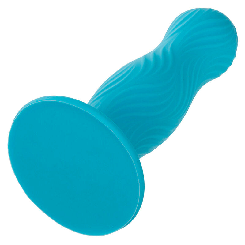 Gode texturé ondulé en silicone avec ventouse — détail produit 2