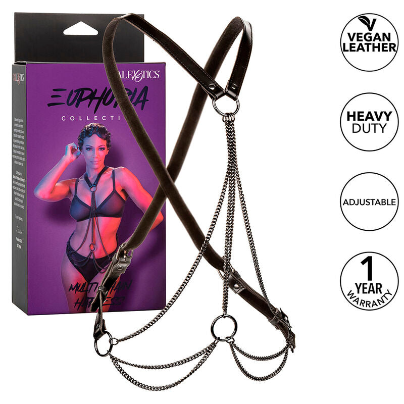 Harnais multichaîne dos nageur Euphoria — détail produit