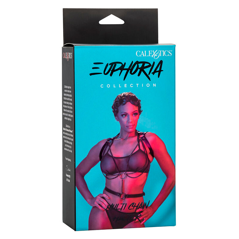 Harnais licol multichaîne Euphoria — détail texture surface