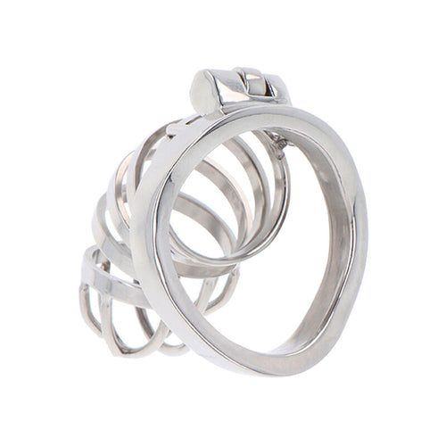 Cage de chasteté en métal verrouillable ajustable — détail produit