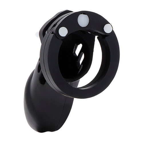 Cage de chasteté en silicone ajustable — détail produit