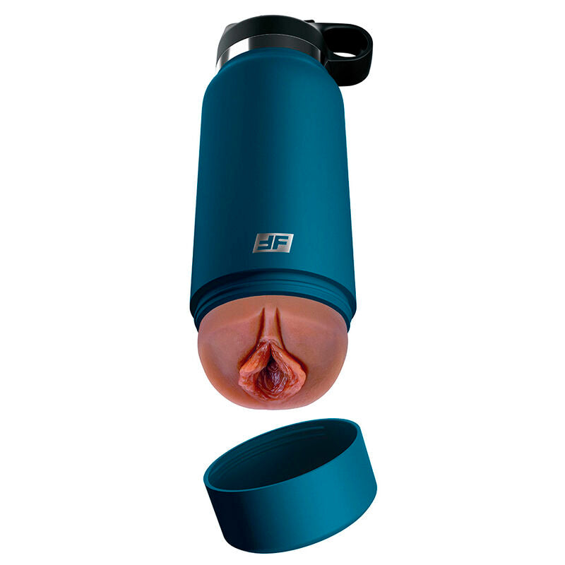 Masturbateur vagin réaliste discret format gourde marron — vue principale