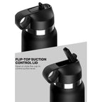 Masturbateur réaliste discret bouteille transparente — vue de profil