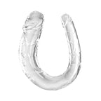 Double gode translucide souple deux extrémités — vue principale