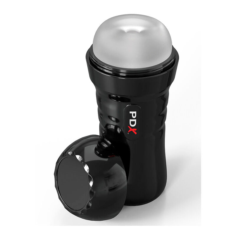 Masturbateur autolubrifiant transparent avec boîtier — vue principale