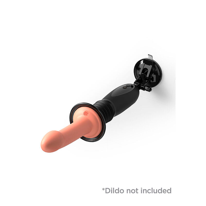 Support propulseur pour gode à ventouse 7 modes noir — détail produit