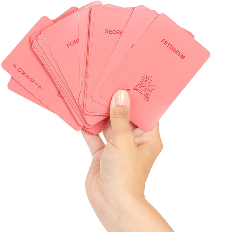 Jeu de cartes Sexmatch édition bondage pour couple — vue de profil