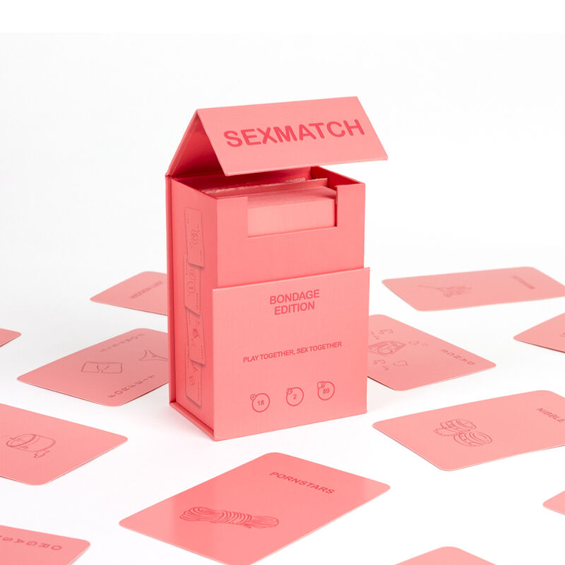 Jeu de cartes Sexmatch édition bondage pour couple — détail produit