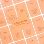 Jeu de cartes Sexmatch édition jeu de rôle pour couple — vue de dos