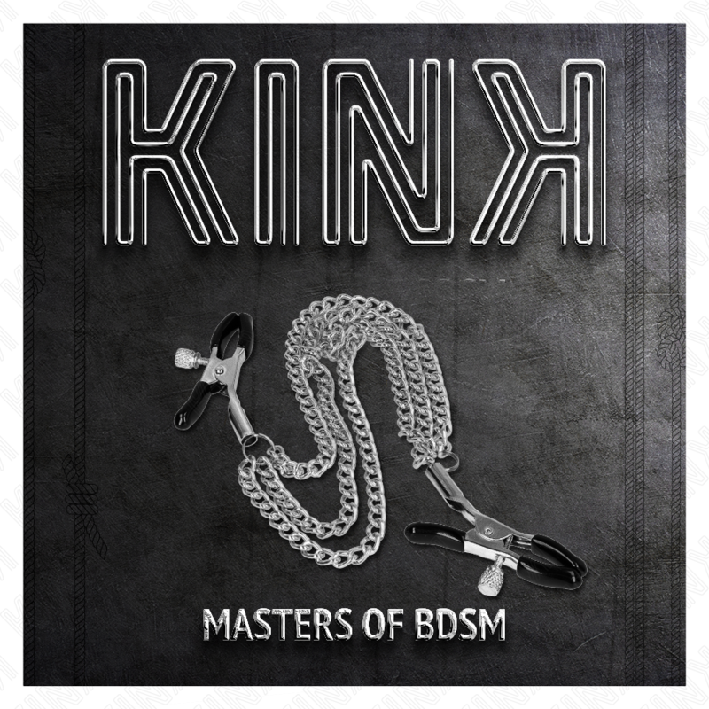 kink pinces a metelier avec 3 chaines argent 20 23 28 cm