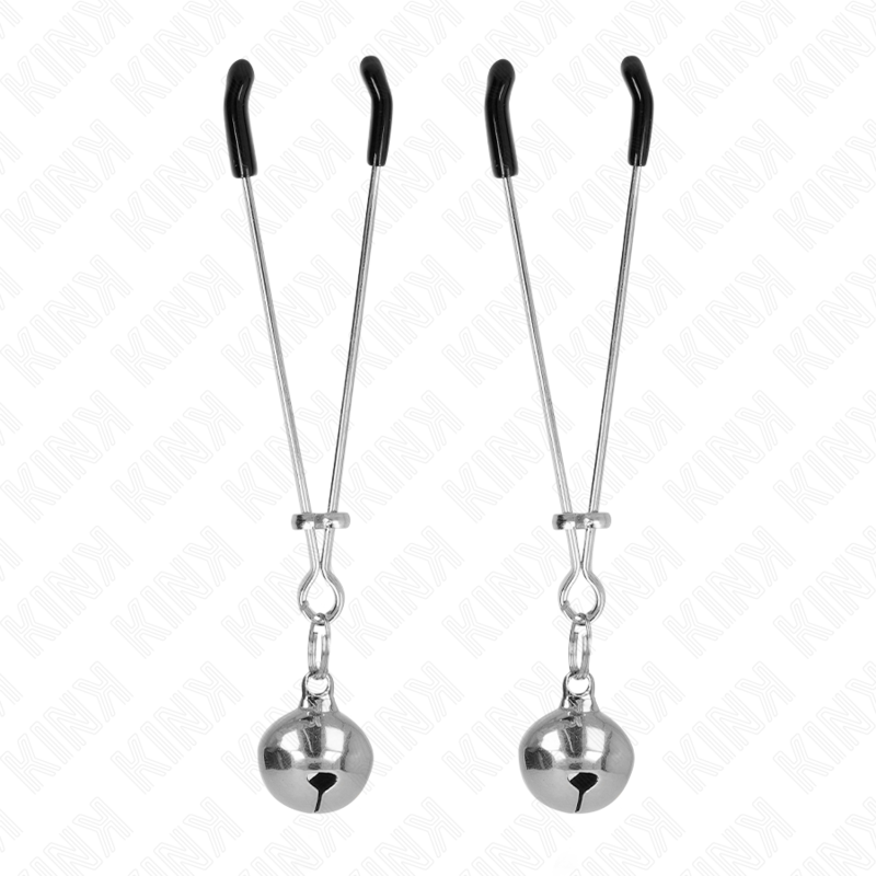 kink pinces a telephone mince cloche argent 7 cm