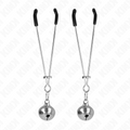 kink pinces a telephone mince cloche argent 7 cm