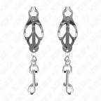 kink pinces a metelles trefle japonais avec crochets argent