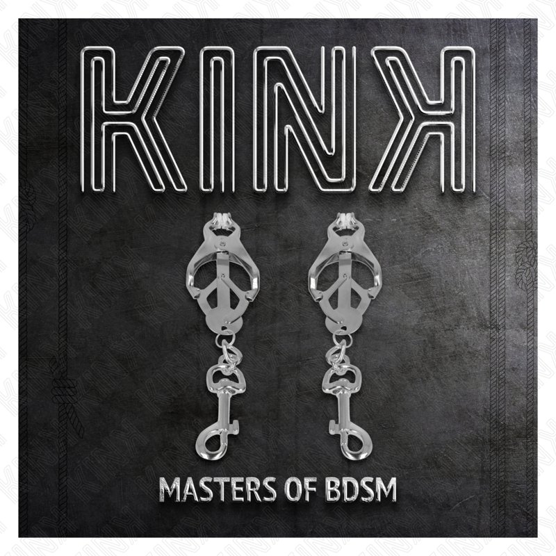 kink pinces a metelles trefle japonais avec crochets argent