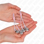 kink pinces a telepin lumineuses crane avec anneau cloches reglables rose argent
