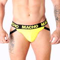 Jockstrap homme en lycra fesses ouvertes — vue principale