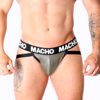 Jockstrap homme simili cuir élastique — vue principale