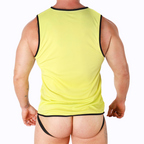 T-shirt homme coupe sportive ajustée Macho — vue de profil