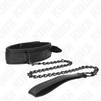 Collier de bondage en néoprène réglable — détail produit