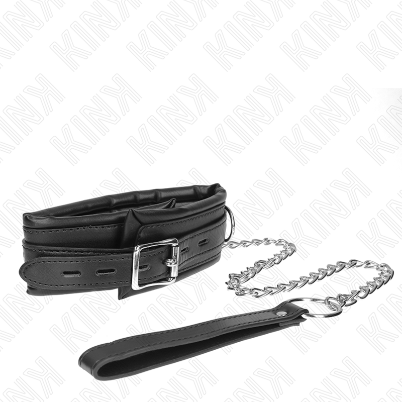 Collier lourd à ceinture modèle structuré — vue de dos