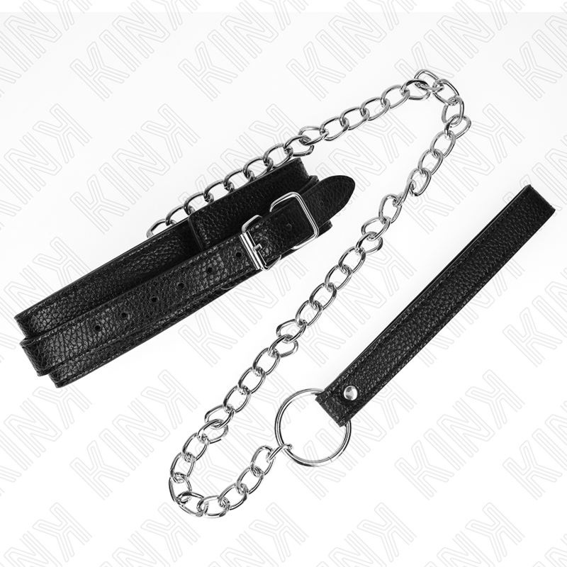 kink collier motif serpent avec laisse 65 cm