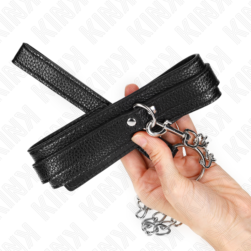 kink collier motif serpent avec laisse 65 cm