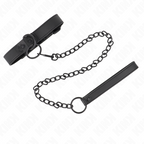 Collier à laisse foncé ajustable — détail produit