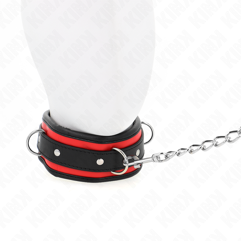 Collier lourd à ceinture réglable — vue de profil