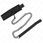 Collier basic avec laisse de maintien — détail produit