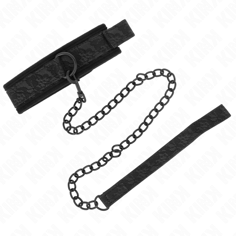 Collier basic avec laisse de maintien — détail produit