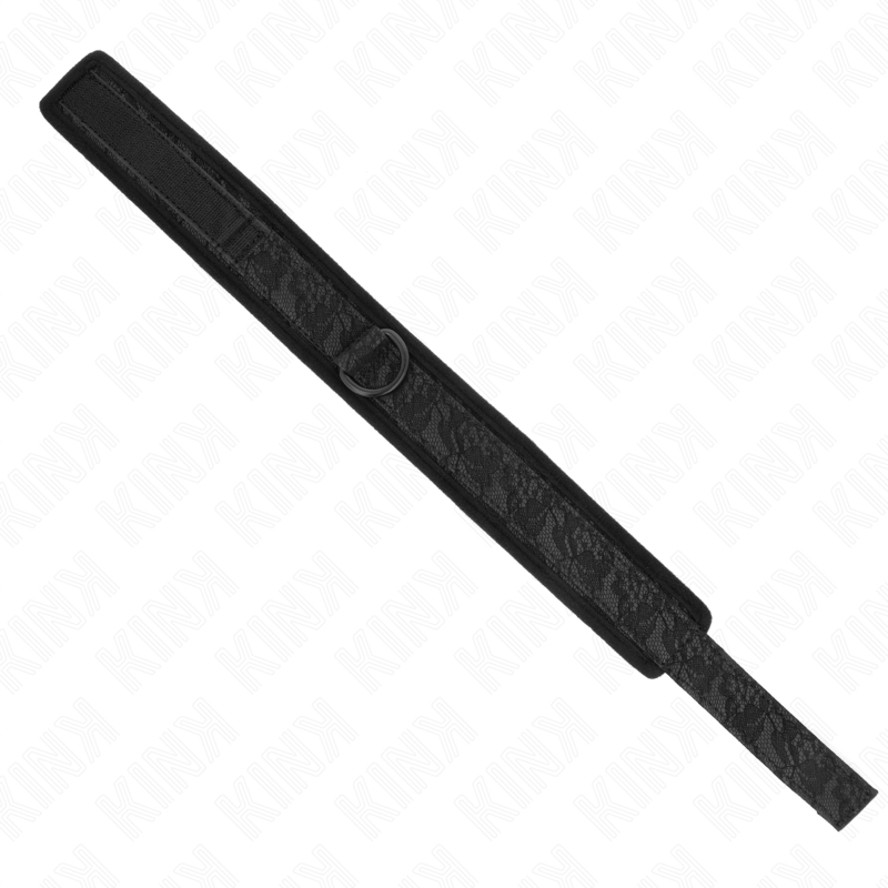 Collier basic avec laisse de maintien — vue rapprochée