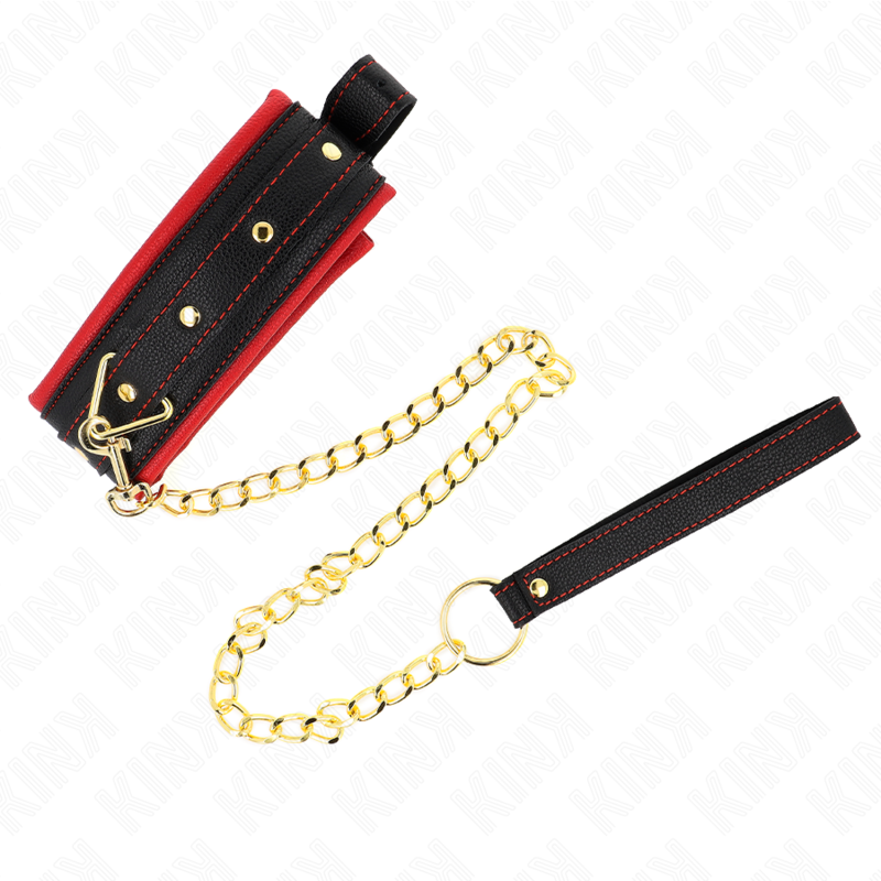 Collier à laisse en tissu ajustable — détail produit