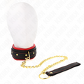 Collier à laisse en tissu ajustable — vue principale