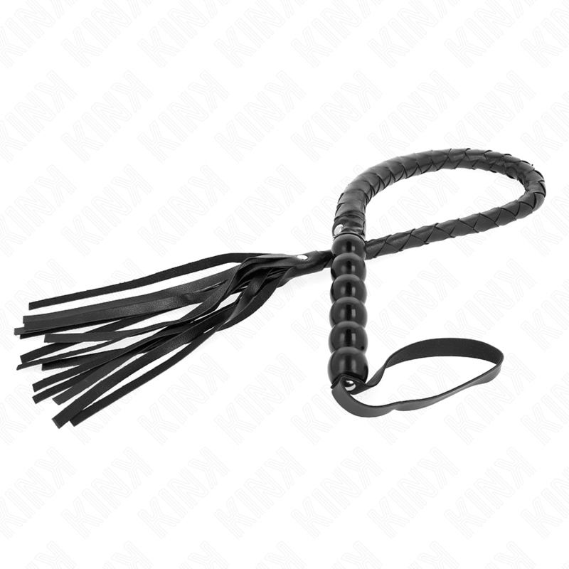 Fouet serpent en perles — détail produit