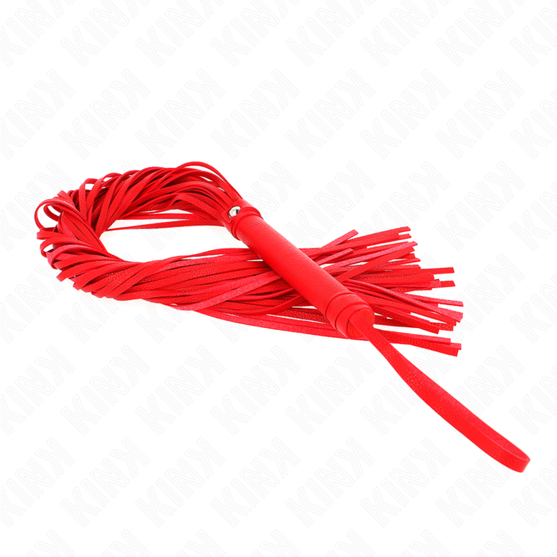 Fouet souple rouge — détail produit