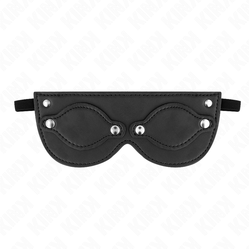 Masque cuirette à cache-yeux détachables — détail produit
