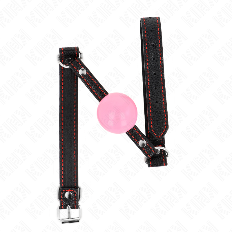 Bâillon boule or rose — vue principale