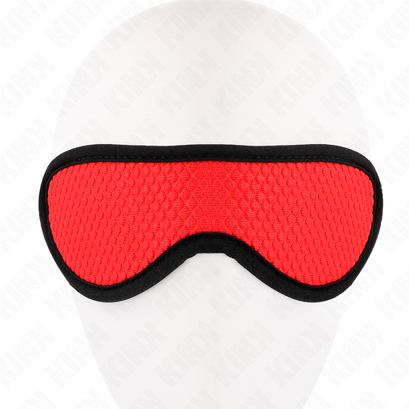 Masque sur les yeux texturé à écailles à bord recouvert — vue de dos