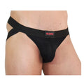 Jockstrap homme paillettes noir brillant — vue principale