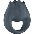 Anneau vibrant et stimulateur de doigts 2 en 1 en silicone — détail texture surface