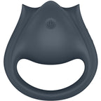 Anneau vibrant et stimulateur de doigts 2 en 1 en silicone — vue de dos