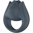 Anneau vibrant et stimulateur de doigts 2 en 1 en silicone — vue rapprochée