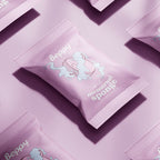Tampons sans fil gel glissant parfum lavande — vue rapprochée