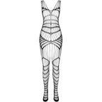 Bodystocking mini-robe en mesh et dentelle — emballage produit