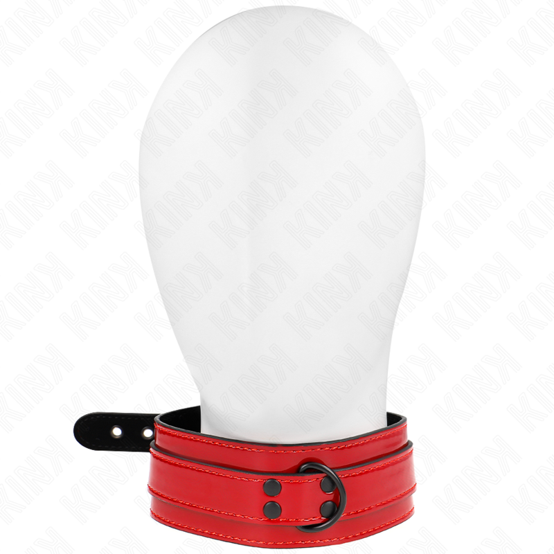 Collier ajustable rouge vin de soumission — vue principale