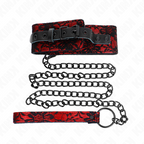 kink collier dentelle avec ceinture avec ceinture en cuir vrai 105 cm 44 x 5 5 cm