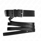 Collier de soumission noir avec laisse détachable — détail produit
