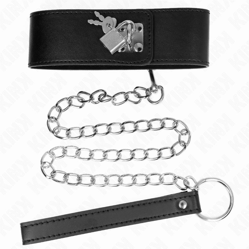 Collier large à sangle ceinture ajustable — vue de dos